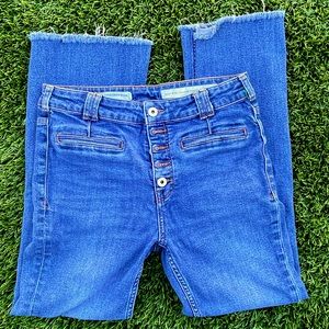 Anthropologie Pilcro High Rise Trouser Bootcut Jeans Size 6/28 Waist